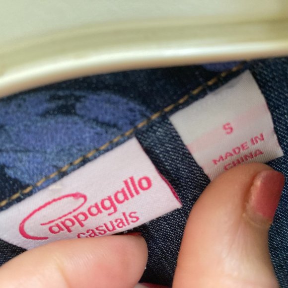 Jean Jacket S Vintage Pappagallo Cottagecore - Picture 2 of 9